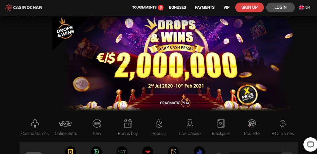 dernier Chanz Casino bonus d'enregistrement offre en France
